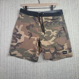 Hurley Phantom Shorts Mens 30 Camouflage Camo Boardshorts Swim Trunks Surf Beach